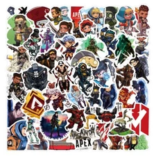Mix 10/50 PCs APEX Game Luggage Notebook Laptop Car Sticker - No Duplicate