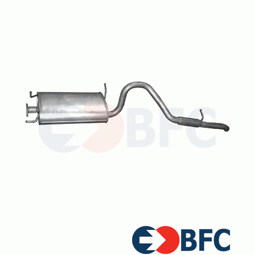 Silenciador trasero de escape Suzuki Vitara Cabrio 2.0 128 hp 1998-2003 - Imagen 1 de 1