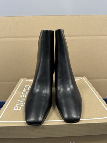 Dolce Vita Damen Schwarz Fifi H2O Weite Stiefeletten Leder Größe 8,5 Neu - Bild 2 von 8