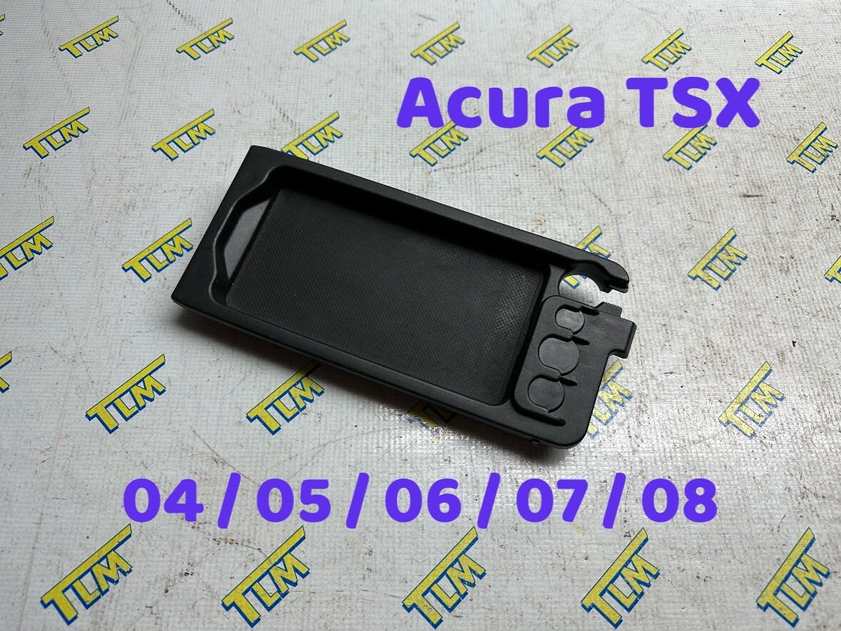 Used OEM Acura TL Center Console Armrest Lid / Latch (2004-2008) – Black, Great Condition