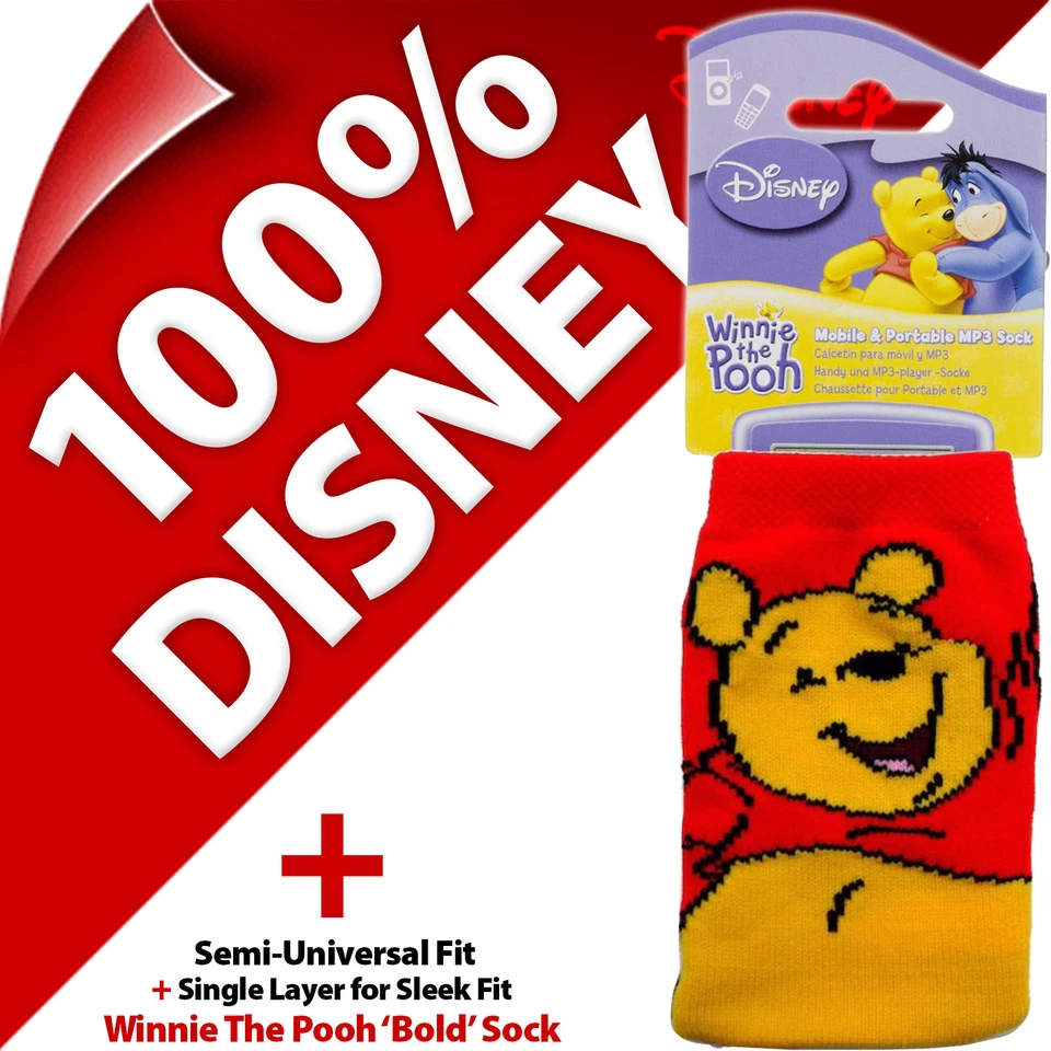 Disney Winnie The Pooh Mobile Phone MP3 Sock Case Cover for iPhone 5 5S 5C SE - Image 4 of 4