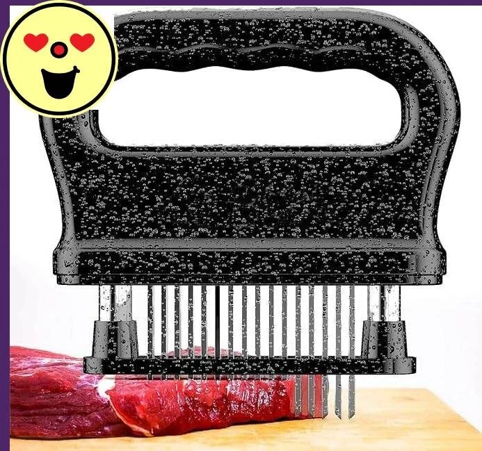 Ablandador de carne, hoja de aguja afilada de acero inoxidable 48 herramienta.