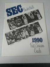 1990 SEC Men's Basketball Post Season NIT Media Guide SEC Rookie Shaquille ONeal