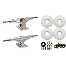 Independent 169 (9.12") Skateboard Trucks 52mm Wheels and Bearings Combo Package