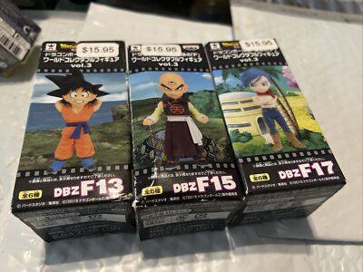 Banpresto DRAGON BALL Z Vol.3 3 Figuren Set DBZ F 13 15 17 new in box ...