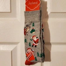 Golf Santa Reindeer Festive Christmas Socks Men's Size 8-12 NEW Joyland