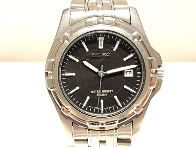 SEIKO 時計　ステンレススチール　ヴィンテージ　メンズ VINTAGE SPORT RARE BEAUTIFUL TITANIUM MEN'S QUARTZ WATCH