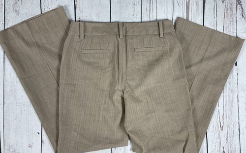 Banana Republic Beige Jackson Bootcut Wool Dress Slacks Pants - Size 0 - Picture 4 of 6