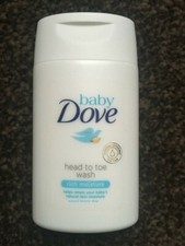 Image of Dove Head To Toe Rich Moisture Baby Wash 50ml, Travel Size ✈️👶✈️🛫✈️👶✈️
