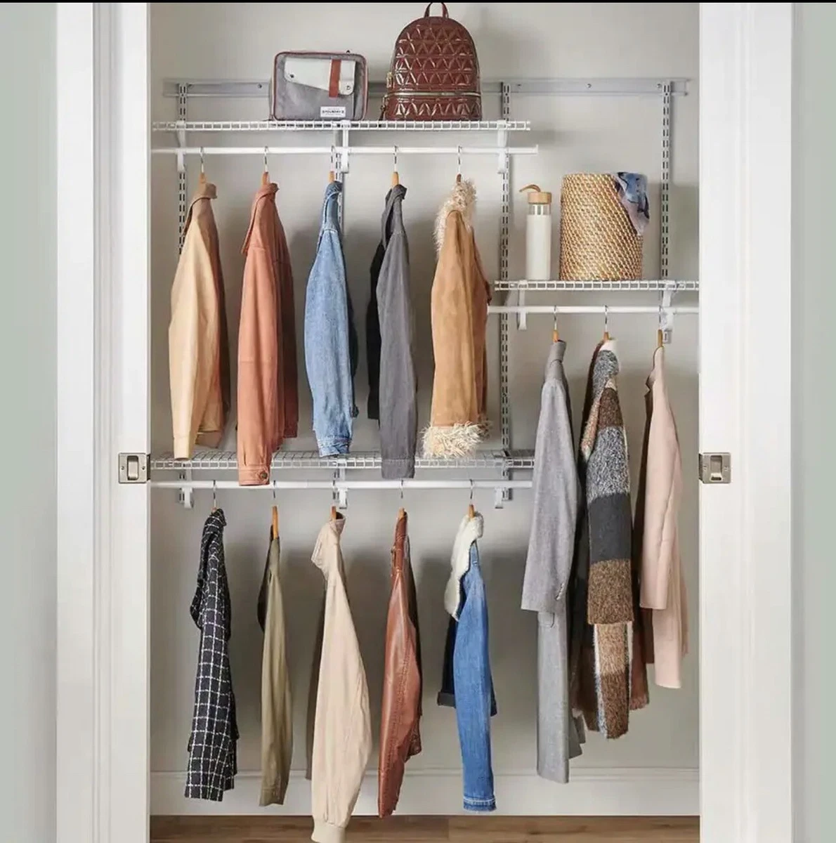 ShelfTrack 13 In. D X 72 In. W X 48 In. H Wire Closet System