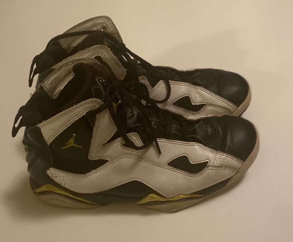 Size 9.5 - Air Jordan True Flight White for sale online | eBay