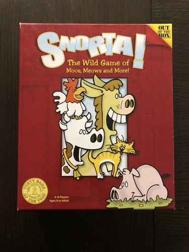Snorta! Wild Game Of Moos Meows And More Board Game Complete 2006 EUC