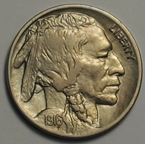 #1 Nicer Low Mintage "Business Uncirculated to MS??" 1916 D Buffalo Head Nickel