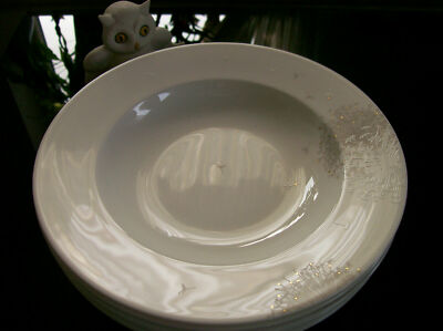 Rosenthal White Curve Dandelion 2 x Suppenteller 23 cm ***NEUWARE 1.Wahl***