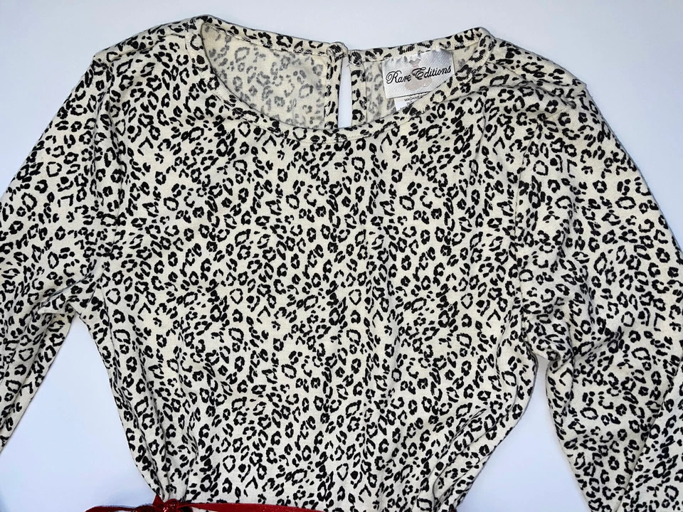 Vestido formal informal de fiesta para niñas de ediciones raras talla: 16 falda tutú estampado animal Foto 2 de 4