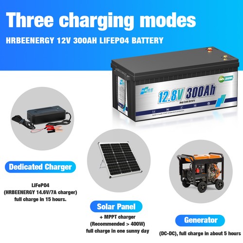 Batería LiFePO4 Litio 12V 100Ah 200Ah 140AH 300Ah BMS Bluetooth + Cargador - Imagen 60 de 99
