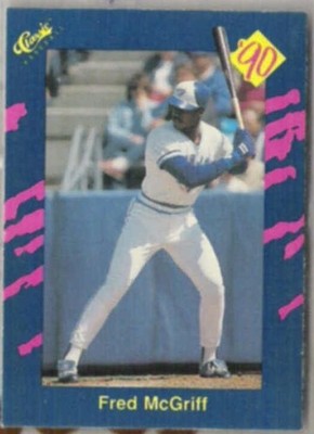 FRED McGRIFF 1990 Classic Blue Odd #19. JAYS