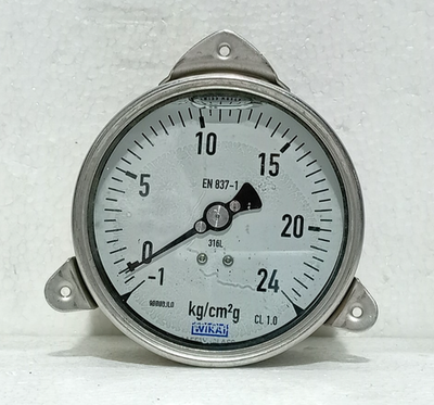 #ad #ad WIKA 233.50.100 PRESSURE GAUGE 1 TO 24 KG CM²G 1 2quot; NPT BACK $103.40