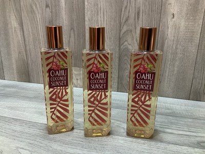 Two Bath and Body Works Oahu Coconut Sunset Fragrance Mist Spray 8 fl oz  NEW