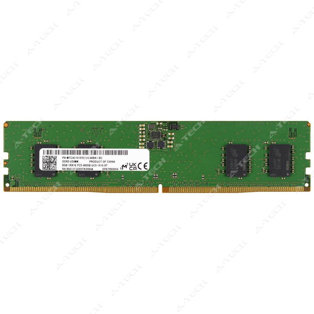 Micron 8GB DDR5-4800 PC5-38400 1Rx16 DIMM Desktop Memory RAM