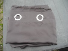 RIDEAU ÉPAIS OCCULTANT 2,30 X 145 MARRON TBE