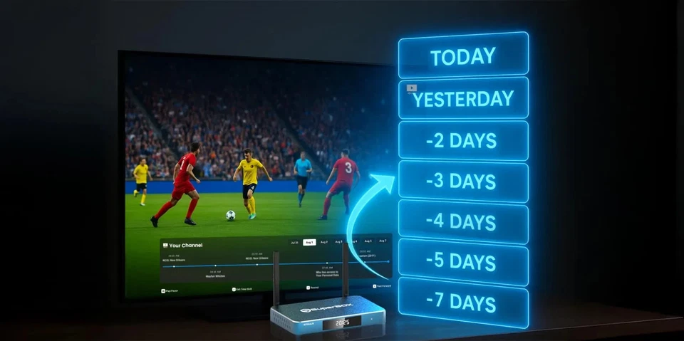 Nuovo SuperBOX S7 Max - 7 giorni Time Shift Android Streaming - Stesso giorno spedizione - Immagine 4 di 4