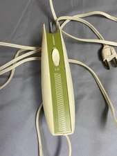 Vintage Sears Electric Scissors 2 Speed Lighted Front Stainless No Case Works 