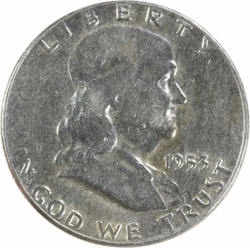 1953 Franklin Silver Half Dollar AU Uncertified #720