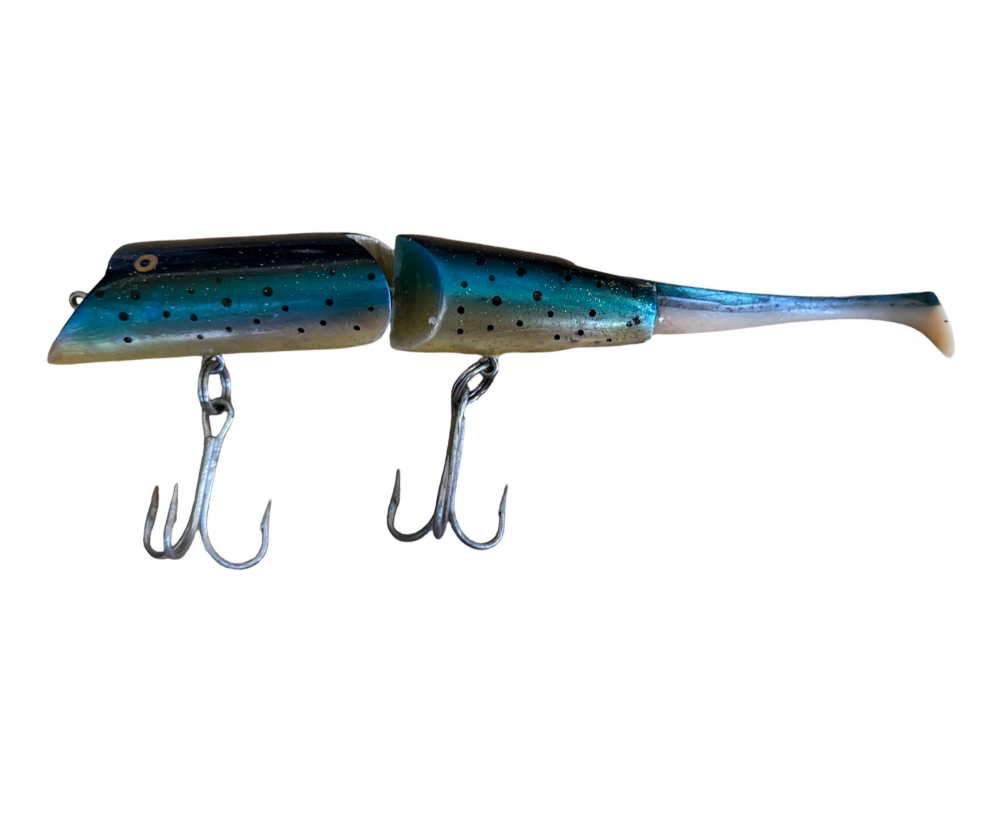 Vintage Fred Arbogast XL Fishing Lure Oversized with Rubber Tail