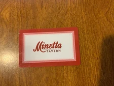 Minetta Tavern $100.00 gift card New York