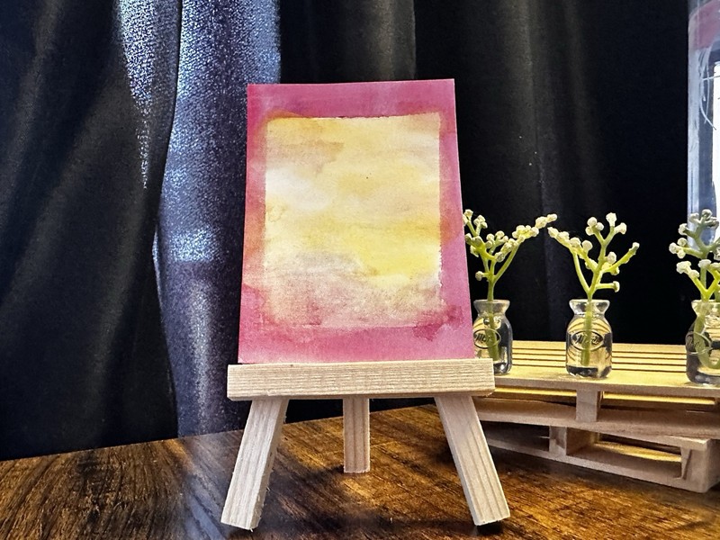 ACEO Art Card Original “Sunset Trim” 58/100