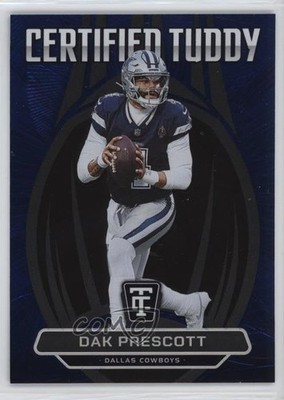 2024 Panini Totally Certified Tuddy Mirror Blue 127/199 Dak Prescott #12 19b1
