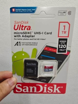 1TB SanDisk Ultra Micro SDXC Card A1 Class 10 4K HD Memory Card
