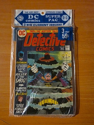DC 3 Pack SEALED D-3 Detective Comics #433 Supergirl #4 Star Spangled ~NM~ 1973
