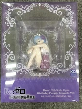 KADOKAWA 1/7 Rem Birthday Purple Lingerie ReLife in a Different World from Zero