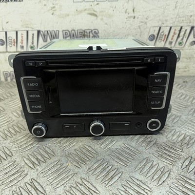SEAT LEON MK2 CAR RADIO STEREO CD PLAYER HEAD UNIT 2008-2012 5P0035192B NO CODE