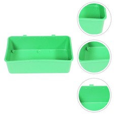 2 Pcs Cage Floor Pet Bathing Accessory Bathtubs for Birds Parakeets Water