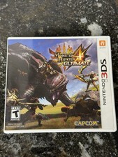 Monster Hunter 4 Ultimate (Nintendo 3DS, 2014) Capcom COMPLETE CIB NICE!!