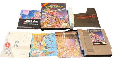 Double Dragon II 2 The Revenge NES CIB Complete w/ Poster & Reg Card - Authentic