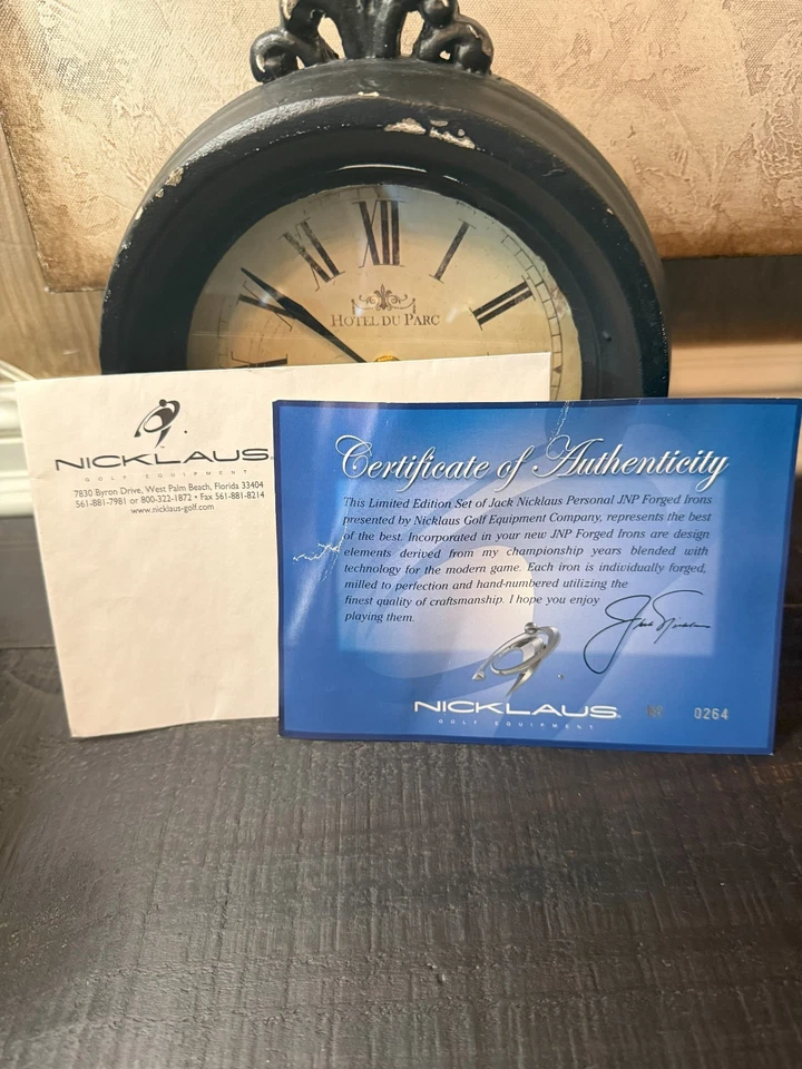 Nicklaus Limited Edition JNP Classic forged iron set 1-SW.  #264 of 500. - Image 4 of 4