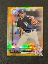Adam Ravenelle 2017 Bowman Chrome Mini Gold Refractor /50 Tigers 
