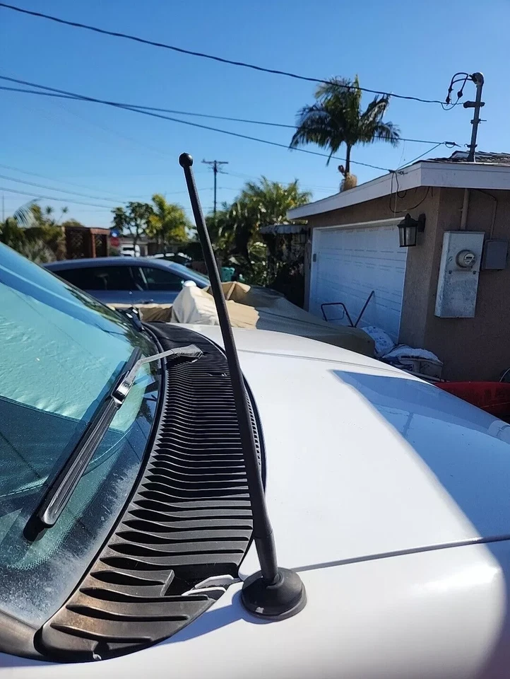 Mástil de antena 13" radio negro para Ford E150/250/350/450/550 Econoline 1992-2025 Foto 3 de 4