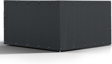 Dog Kennel Cover with 2 Side Panels Featuring Metal Grommets, Equipped with 44 S