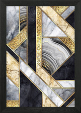 Marble art for interiors Framed Wall Art Poster Canvas Print Picture