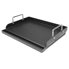 17" x 13" Griddle Plate for Gas Grill - Nonstick Coating, Ideal for Compact G...