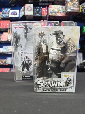 Spawn Classic Comic Covers Series Sam And Twitch 2 Action Figures Box Damage