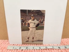 VTG Ricky Colavito AUTOGRAPHED Postcard Indians Post Card 5.5" "DiMag" ESTATE