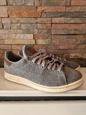 Adidas Primeknit Stan Smith grau Turnschuhe - Größe 7,5 UK, sehr guter Zustand