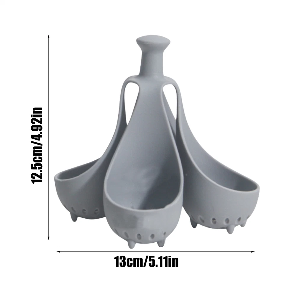 Silikon-Eierkocher, Eierkocher, Eierpochierer, Silikonbecher-Gestell - Bild 4 von 4