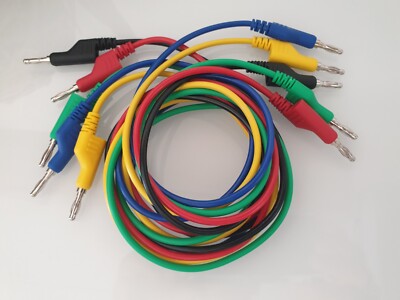 Messleitung für Multimeter 5Stk mit 4mm Bananenstecker CAT II max.1000V 15A
